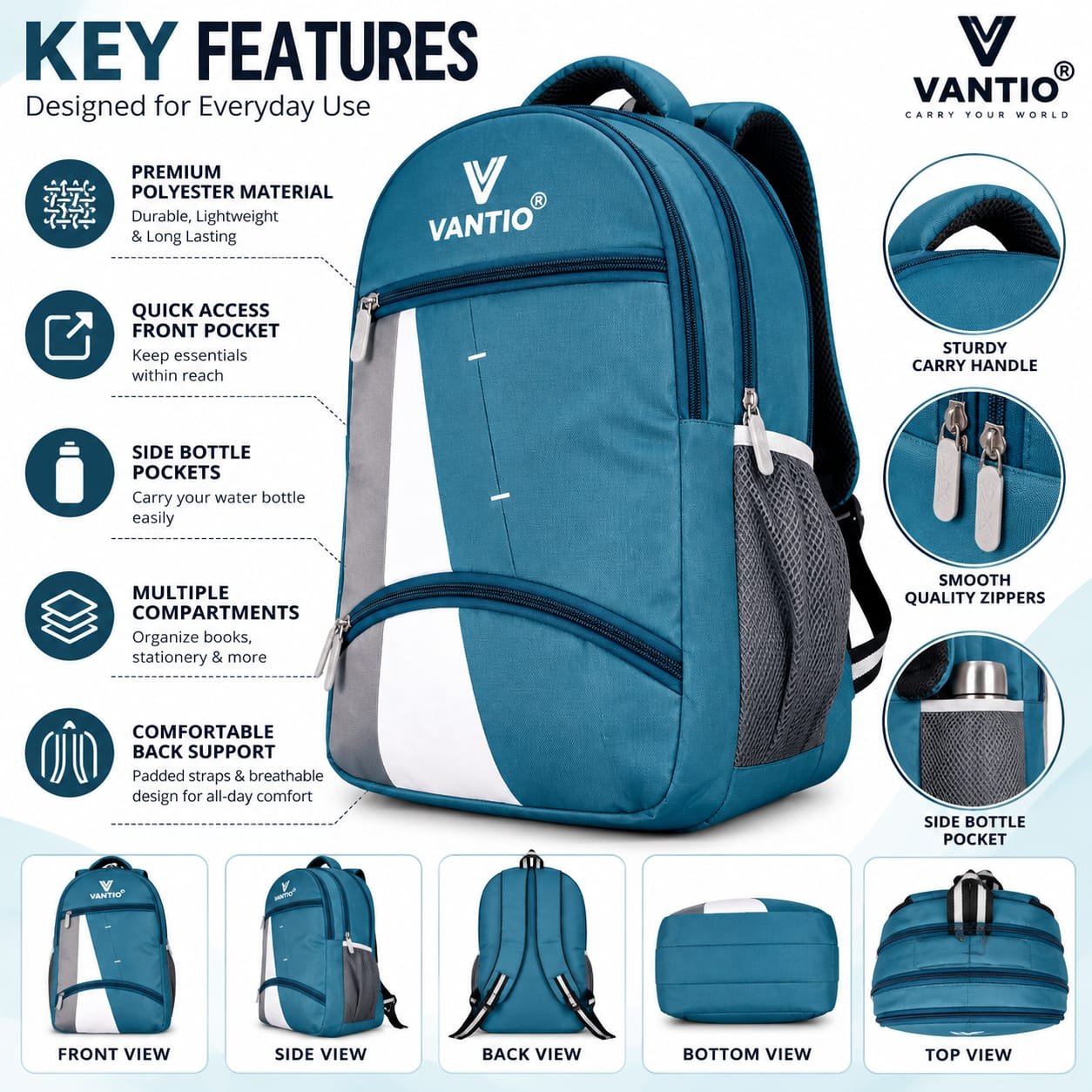 VANTIO Classic Everyday Backpack - image 5